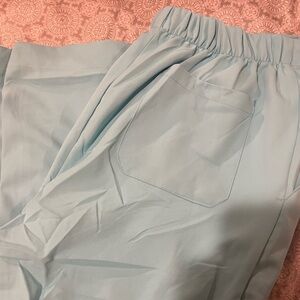Light blue revel scrub pants
